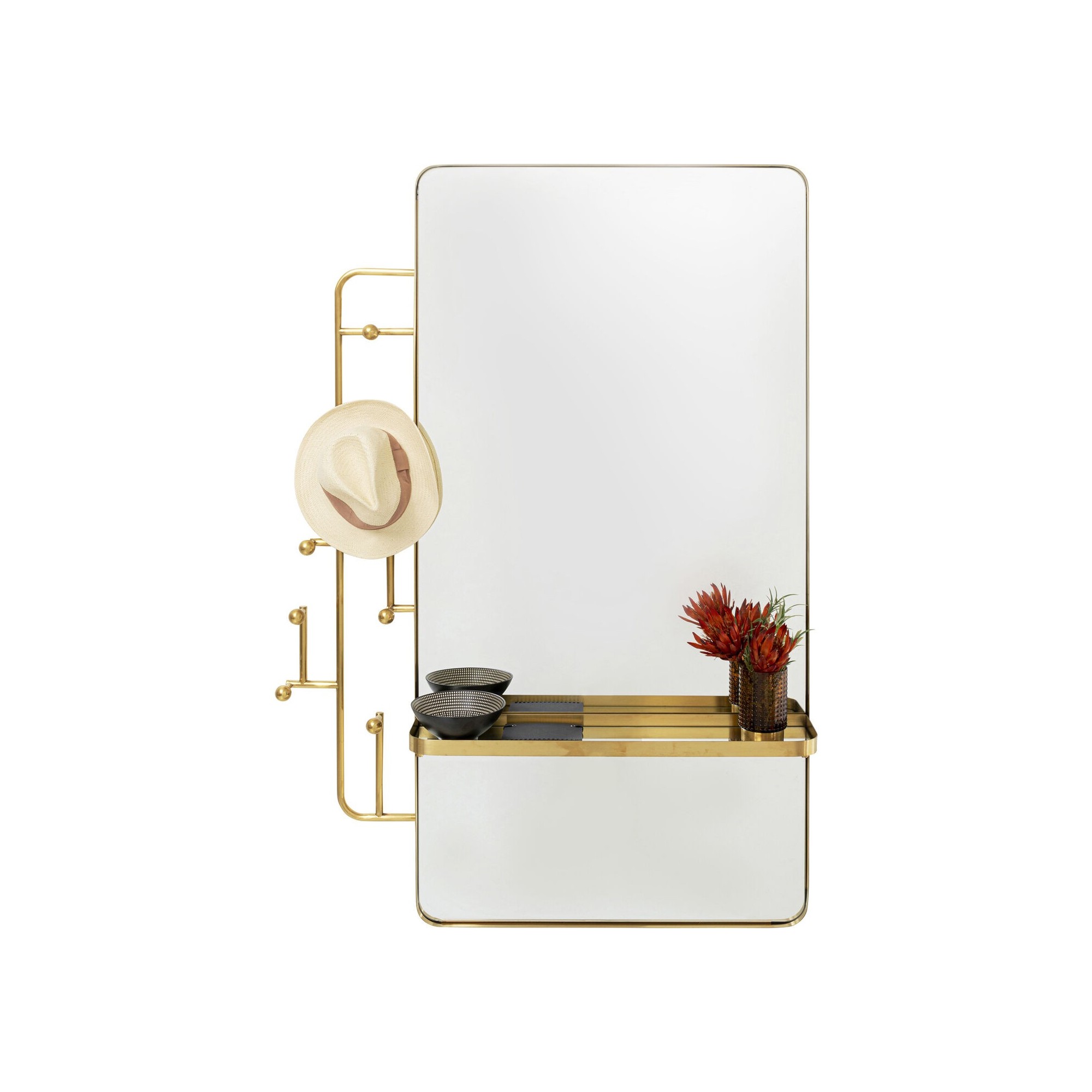 Garderobe murale Tristan Miroir 150x76cm