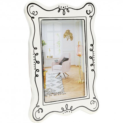 Picture Frame Favola black and white 19x25cm Kare Design