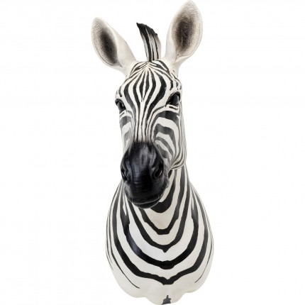 Wanddecoratie zebra hoofd Kare Design