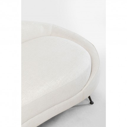 Sofa Wall Street 3-Zits creme Kare Design