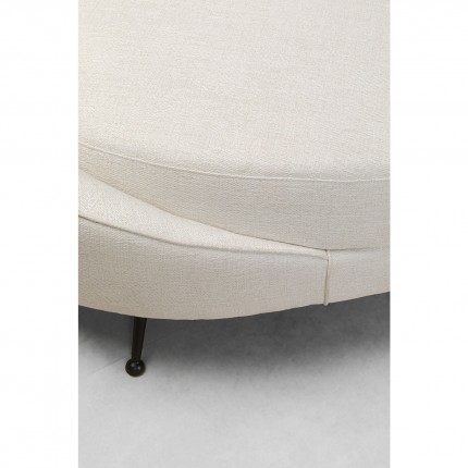 Sofa Wall Street 3-Zits creme Kare Design