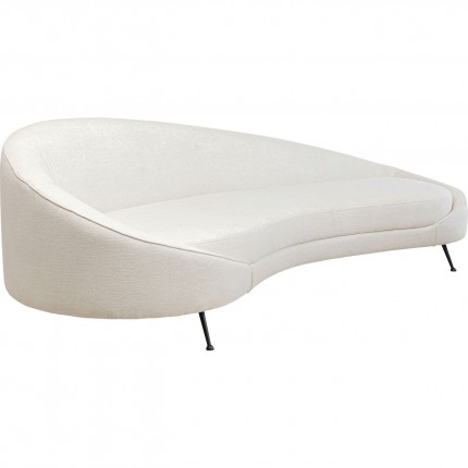 Sofa Wall Street 3-Zits creme Kare Design