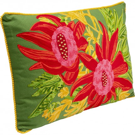 Cushion Fiorista green Kare Design