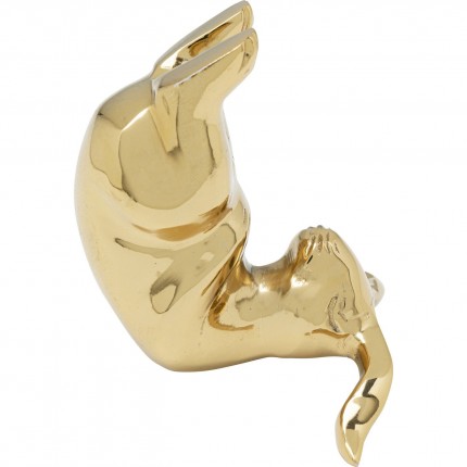 Woonaccessoires Yoga Bunny goud Kare Design