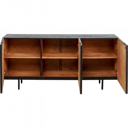 Dressoir Arctic zwart en wit Kare Design