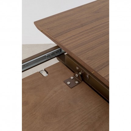 Extension Table Benvenuto rectangle walnut Kare Design