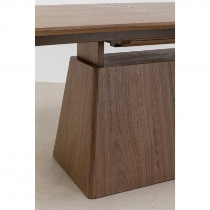 Extension Table Benvenuto rectangle walnut Kare Design