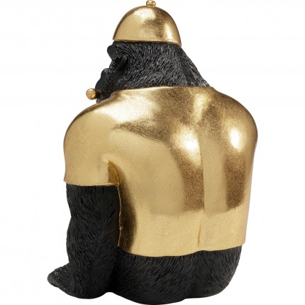 Woonaccessoires gorilla zwart and goud Kare Design