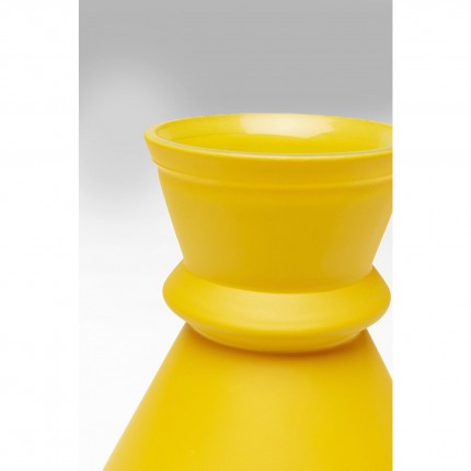 Vase Gina yellow 25cm Kare Design