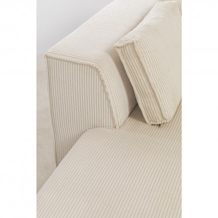 Corner Sofa Infinity Cord Cream Left Kare Design