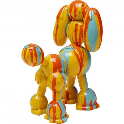 Deco dog yellow paint drips Kare Design