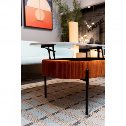 Coffee Table Ballabile orange Kare Design