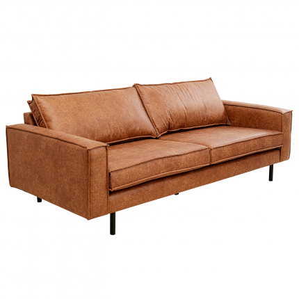 Sofa Neo 3-Zits leer Kare Design