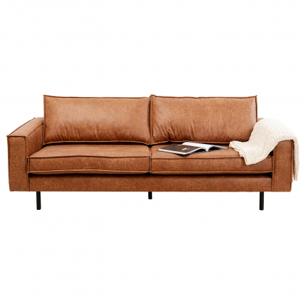 Sofa Neo 3-Zits leer Kare Design