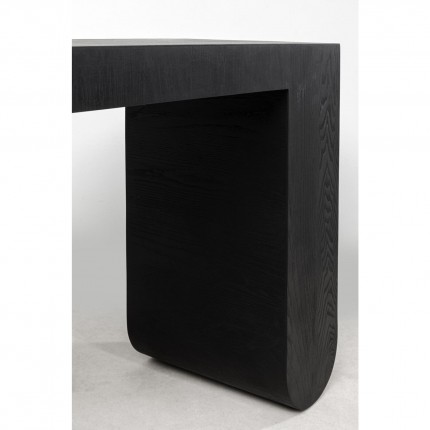 Console Curve black 120x38cm Kare Design