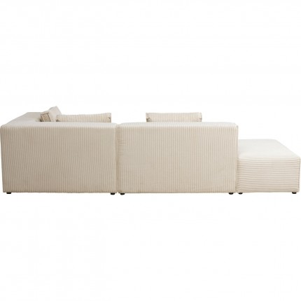 Corner Sofa Infinity Cord Cream Right Kare Design