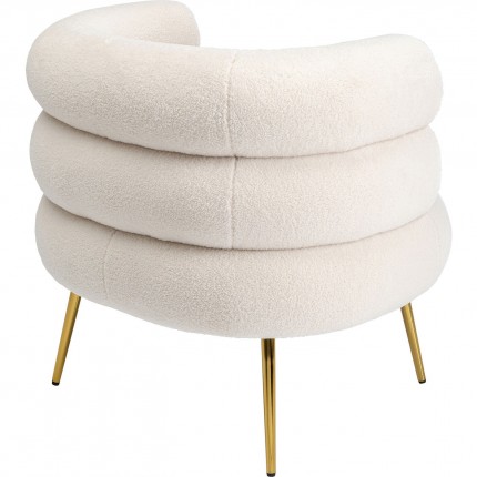 Fauteuil Livelli creme Kare Design