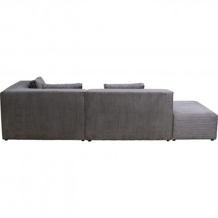 Corner Sofa Infinity Cord Grey Right Kare Design