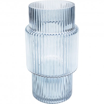 Vase Bella Italia blue 26cm Kare Design