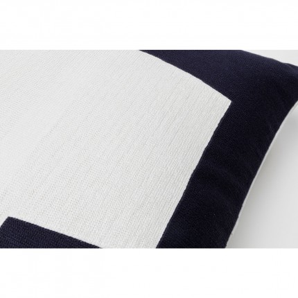 Cushion Forma blue and white 50x50cm Kare Design