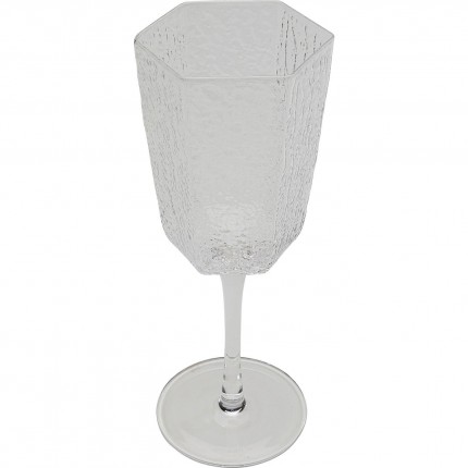 Red Wine Glass Cascata (6/Set) Kare Design