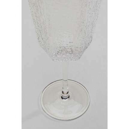 Red Wine Glass Cascata (6/Set) Kare Design