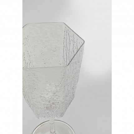 Red Wine Glass Cascata (6/Set) Kare Design