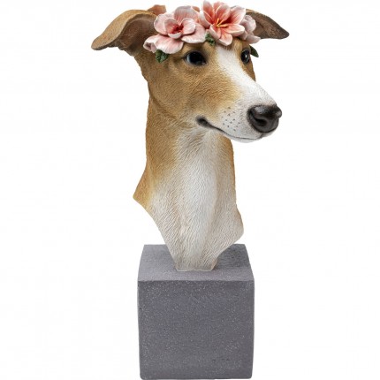 Decoratie buste hound windhond Kare Design