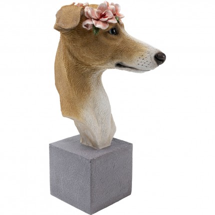 Decoratie buste hound windhond Kare Design