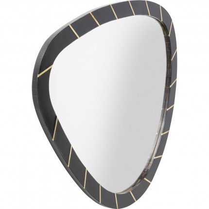 Wall Mirror Planos 65x77cm black Kare Design