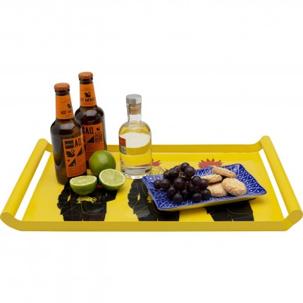 Tray Ego rooster yellow Kare Design