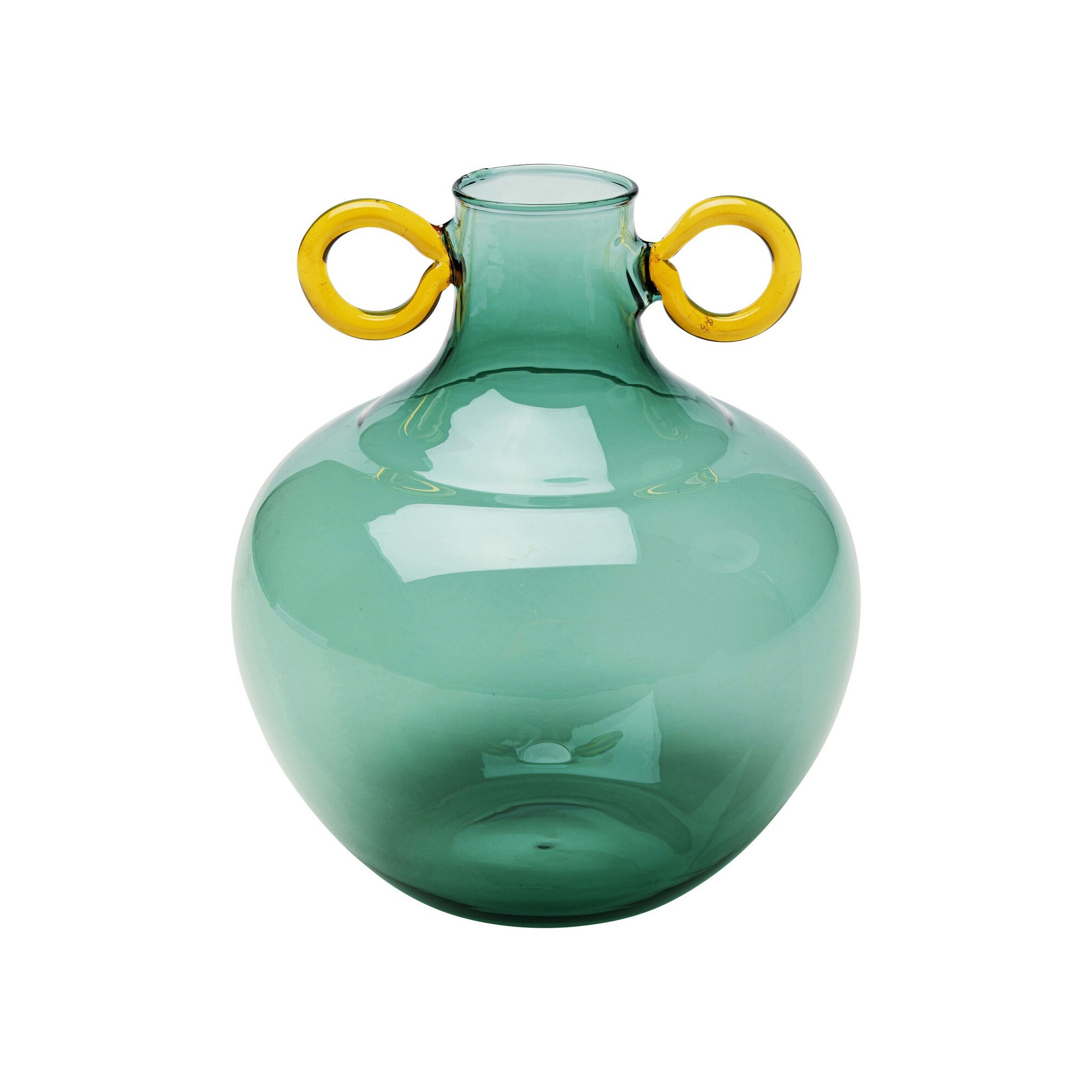 Vase Amore Handle bleu 16cm