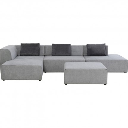 Corner Sofa Infinity XL left grey Kare Design