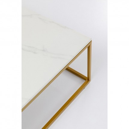 Salontafel Key West Goud 90x90cm Kare Design