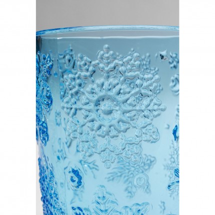 Waterglazen Ice Flowers blauw (6/Set) Kare Design