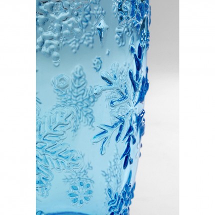 Waterglazen Ice Flowers blauw (6/Set) Kare Design