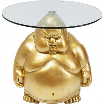 Bijzettafel sumo goud 54cm Kare Design