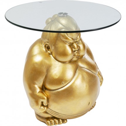 Bijzettafel sumo goud 54cm Kare Design