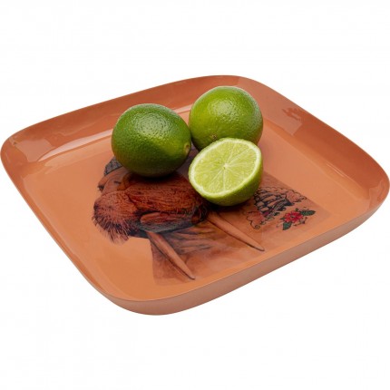 Tray Ego orange walrus Kare Design