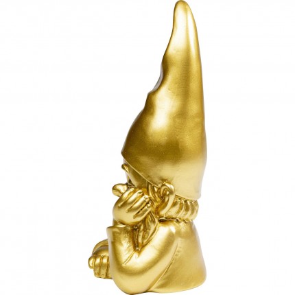 Decoratie bust gnoom goud denken Kare Design