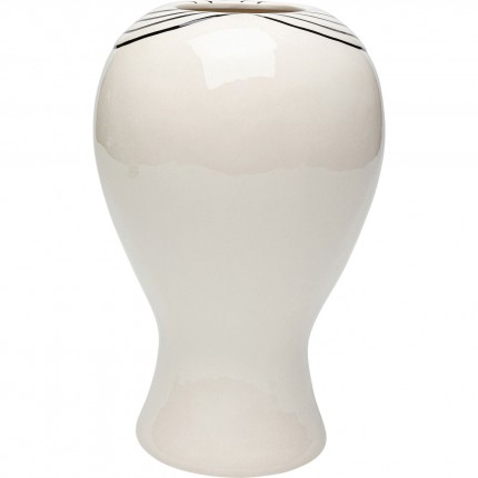 Vase Favola man white and black Kare Design