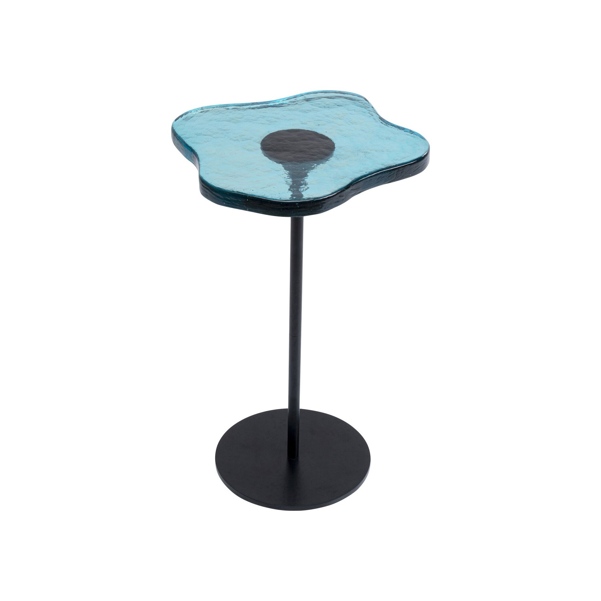 Table d appoint Lava bleu Ø30cm