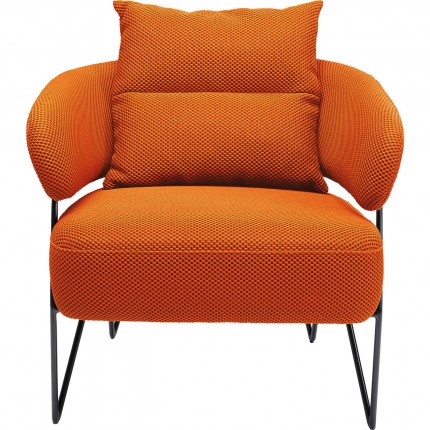 Fauteuil Peppo oranje Kare Design