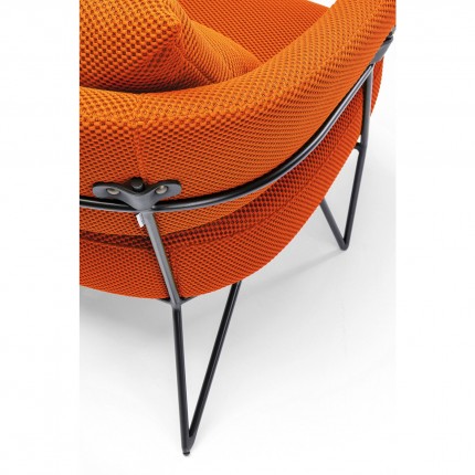 Fauteuil Peppo oranje Kare Design