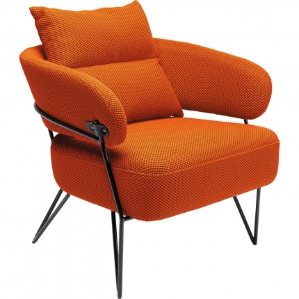 Fauteuil Peppo oranje Kare Design