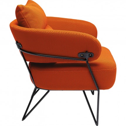 Fauteuil Peppo oranje Kare Design