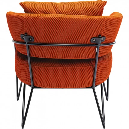 Fauteuil Peppo oranje Kare Design