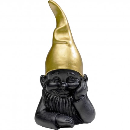 Deco bust gnome black thinking Kare Design