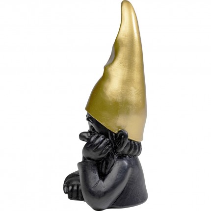 Decoratie bust gnoom zwart denken Kare Design