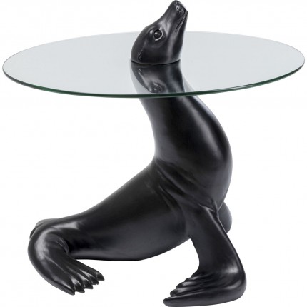 Side table Sea Lion black Ø50cm Kare Design